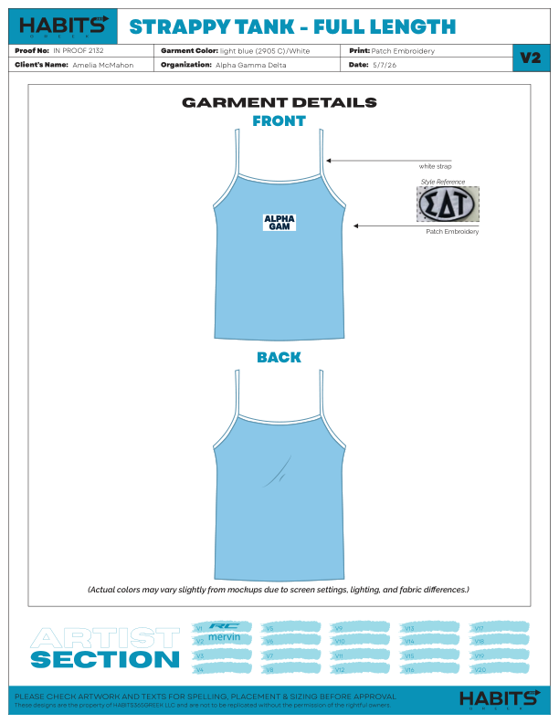Summer set · patch tank vendor design proof